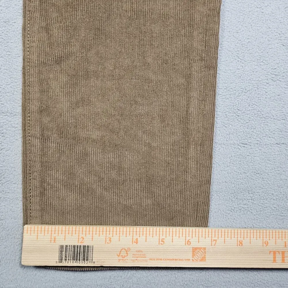J.Crew 484 Corduroy Pants Mens 33x30* Brown Slim Straight Casual Preppy Academia